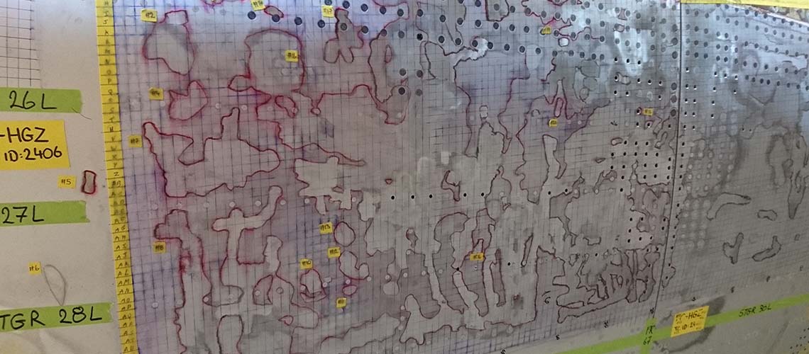 Ultrasonic Thickness Mapping